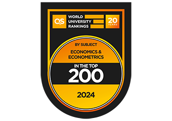 QS World University Rankings 2024 - Economics & Econometrics, Top 200